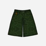 Camo Concrete Leather Shorts