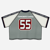 Grey & Blue Concrete “55” Jersey