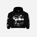 Black Concrete Patch Zip Up